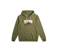 Quiksilver QS Gradient Mountains - Pullover con Cappuccio da Uomo