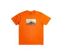 Quiksilver QS Gradient Mountains SS T-Shirt, Marrone, XS Uomo