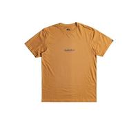 Quiksilver QS Semplice Lettring SS T-Shirt, Marrone, XL Uomo