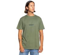 Quiksilver QS Semplice Lettring SS T-Shirt, Oven Leaf Clover, M Uomo