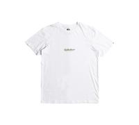 Quiksilver QS Semplice Lettring SS T-Shirt, Bianco, XL Uomo