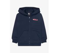 Quiksilver - Quik Globe Hoodie Zip Boy Blu - Abbigliamento 2A Blu