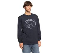 Quiksilver Rays for Days LS T-Shirt, Navy Scuro, L Uomo