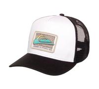 Quiksilver Riding Around Trucker SPRT Coperchio, Nero/Bianco, Taglia Unica Uomo