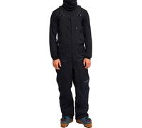 Quiksilver - Salopette da snowboard stretch - Paramo Stretch 20K Bib Black in Pelle - Taglia M - Nero