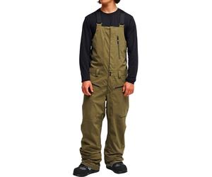 Quiksilver - Salopette da snowboard stretch - Paramo Stretch 20K Bib Grape Leaf in Pelle - Taglia S - Kaki