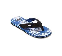 Quiksilver Sandali da uomo Molokai Layback Ii, nero, blu, bianco, 43 EU