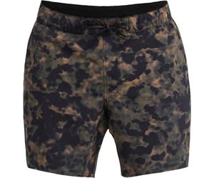 Quiksilver - Short ibrido idrorepellente - Highline Amphibian 17 Hybrid Short Grape Leaf Light Reflection per Uomo in Pelle - Taglia 34 US - Kaki