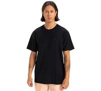 T-shirt Quiksilver Slub Roundneck manica corta nero scuro - S