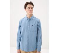 Quiksilver - Smoke Trail Chambray Ls Blu - Abbigliamento XL Blu