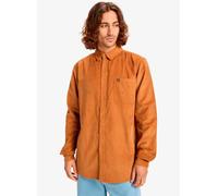 Quiksilver - Chemise en velours côtelé - Smoke Trail Cord Shirt Almond per Uomo in Cotone - Taglia M - Beige
