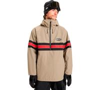 Quiksilver - Giacca da sci/snowboard da Uomo - Steeze Jacket Fallen Rock per Uomo in Pelle - Taglia L - Beige