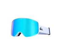 Quiksilver - Maschera da sci/snowboard per uomo - Storm Goggles White / Clux ML Blue S3 - Bianco
