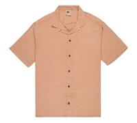 Quiksilver - Camicia in cotone biologico e canapa - Sunrise SS Shirt Tobacco Brown per Uomo in Cotone - Taglia M - Marrone