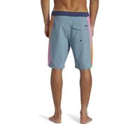 Quiksilver Boardshort da Uomo Surfsilk Arch 19" Blu Rosa Arancio Taglia 28