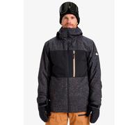 Quiksilver - Sycamore Printed Jk Nero - Abbigliamento XL Nero