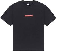 Quiksilver - T-shirt in cotone biologico - Dna Clicker SS Tee Black per Uomo in Cotone - Taglia L - Nero Nero L