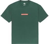 Quiksilver - T-shirt in cotone biologico - Dna Clicker SS Tee Trekking Green per Uomo in Cotone - Taglia M - Verde