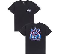 Quiksilver - T-shirt in Cotone - EV Waves Festival SS Tee Black per Uomo in Cotone - Taglia M - Nero
