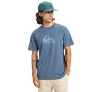 Quiksilver - Ev Comp Logo Ss Blu - Abbigliamento L Blu