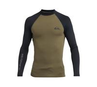 Quiksilver T-Shirt Surf Everyday UPF50 LS da Uomo, Colore: Verde