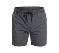 Quiksilver Taxer 17"-Bermuda Elasticizzati da Uomo, Black, XS