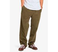 Quiksilver - Taxer Regular Cord Pant Verde - Abbigliamento S Verde