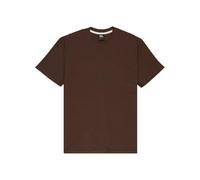 Quiksilver Top a Maglia Manica Corta Slub Roundneck Marrone S