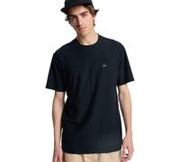 Quiksilver Top a Maglia Manica Corta Slub Roundneck Uomo Nero