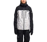 Quiksilver - Veste de ski/snowboard - Sycamore 20K Jacket Ice Camo Bone White - Taglia L - Nero