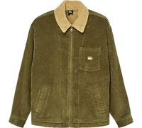 Quiksilver - Veste en velours côtelé - Sherpa Harrington Jacket Grape Leaf per Uomo in Cotone - Taglia M - Kaki