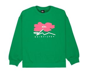 Quiksilver - Women's Standard Crew - Maglione L verde