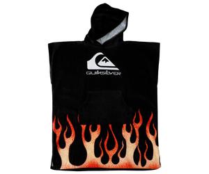 Quiksilver - Youth's Hoody Towel - Poncho da surf One Size nero
