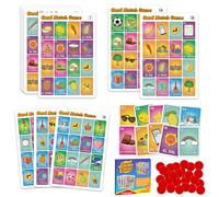 Quilinz Loteria Mexican Bingo,Giochi di mesa,Giochi di Bingo di parole di vista per la scuola materna,Ottimo per imparare lo spagnolo,Gioco di corrispondenza del bambino,sequenza per bambini,Attività
