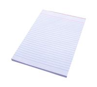 Quill A5 Bond Righe 90 Fogli Office Blocks 70GSM Finta Righe Confezione da 20 Bi