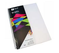 Quill Brights Diario A4 per arti visive 120 pagine Copertina anteriore rigida in