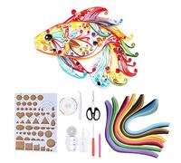 Quilling DIY Crafts Kit Professionale da 14 Pezzi per Realizzare Bellissime Forme di Carta 3D con Strisce di Colore Sfumate e Strumenti Manuali Adatti per gli Amanti Dell'arte e del Fai da Te