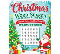 Quillscribe Mem Christmas Word Search Large Print Puzzle Book for Ad (Tascabile)