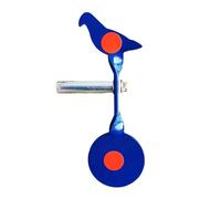 QUILSTM Bersaglio a forma di uccello semplice per sessioni di,Blu | Bersaglio in lega per inserimento in albero metallo portatile e resistente