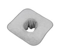QUILSTM Copriletto riutilizzabile e asciugamano per tavolo da massaggio da salone, morbido e assorbente, funzione per migliorare le esperienze spa, cuscino, grigio chiaro, 35x35 cm