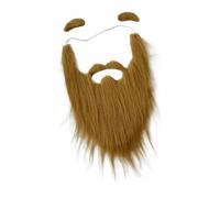 QUILSTM Costume da barba lunga per travestimenti creativi ad Halloween e | festivi che fanno sembrare un uomo anziano e divertente. Indossare la barba sarà al centro dell'attenzione alle feste e