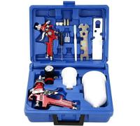QUILSTM Il set di pistole a spruzzo Dynamic Hvlp presenta due diversi | progetti di spruzzatura di tessuti e altri compiti di verniciatura Para Pintar Carros De Pintar Carros Vernice spray rossa
