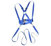 QUILSTM L'imbracatura per equitazione unisce divertimento e sicurezza, incoraggiando gli amici a impegnarsi in un gioco attivo insieme. Imbracatura per, Blu, da 39.5 cm a 63 cm