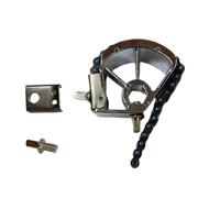 QUILSTM Pedale per grancassa Pedale singolo Doppia catena Stabilità affidabile Componente chiave per percussioni e set di batteria Gruppo di trasmissione a catena per doppia, scheggia, 14 cm