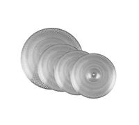 QUILSTM Piatti silenziosi, piatti a basso volume, set per esercitarsi, accessori essenziali per la batteria, suono per musicisti che esercitano in pace, per esercitarsi con il
