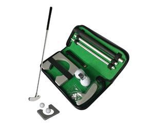 QUILSTM Set di putter da golf, mini attrezzatura da golf, kit per praticare la Per tecnica ovunque, per viaggi di lavoro senza problemi. Un regalo per qualsiasi amante del Set