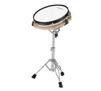 QUILSTM Supporto per batteria e pad per batteria da allenamento con supporto per rullante, adatto per apprendere tecniche di a tutte le età. Pad per allenamento silenzioso e