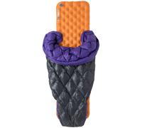 Quilt a pelo Big Agnes Fly Creek UL Zip Quilt 50 long Colore: nero/viola
