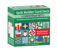 Quilt Builder Card Deck Christmas Set : 40 Jolly Blocks, 8 Merry Layouts, Plentiful Possibilities