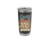 Quilt Stack Society Quilting Club Bicchiere termico in acciaio inox doppia parete
